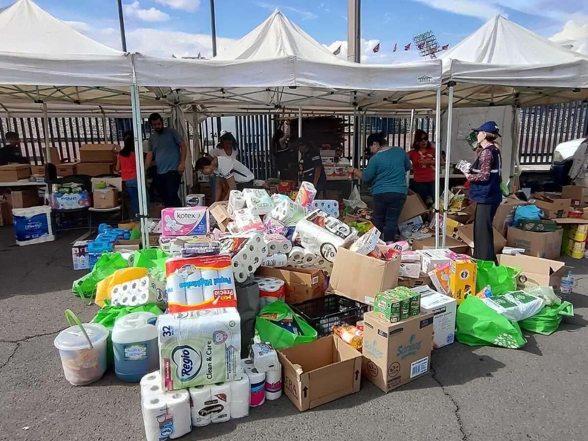 These are the collection centers to help those affected by earthquakes