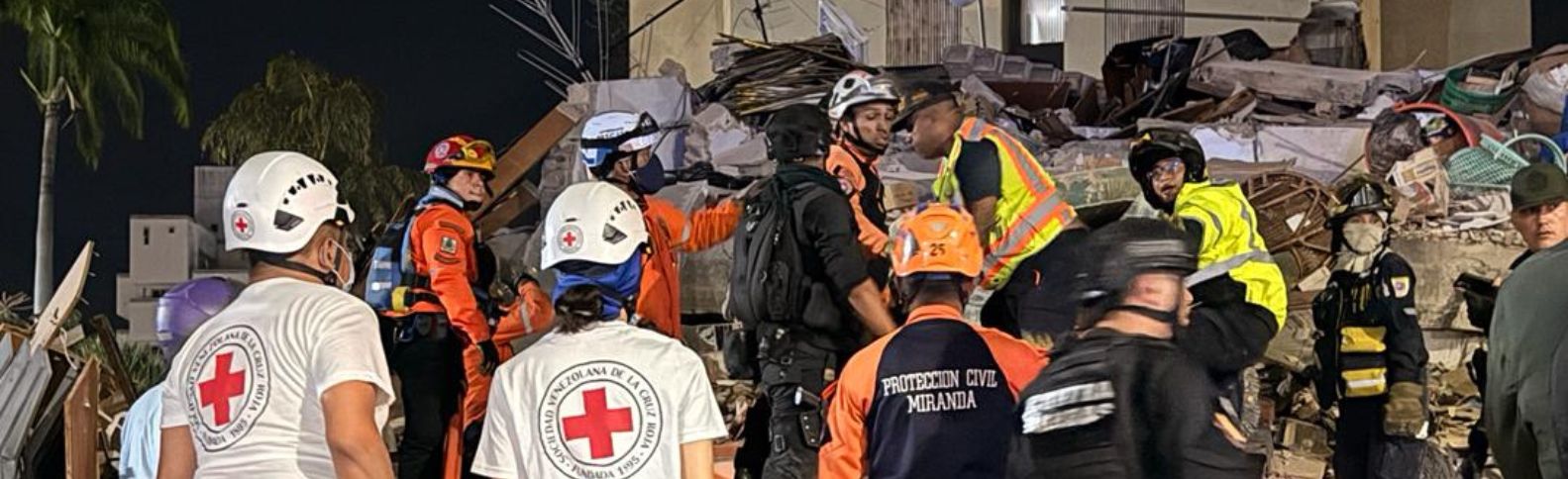 La Cruz Roja Internacional inicia el env&iacute;o de 40 toneladas de ayuda humanitaria hacia Venezuela tras el doble terremoto