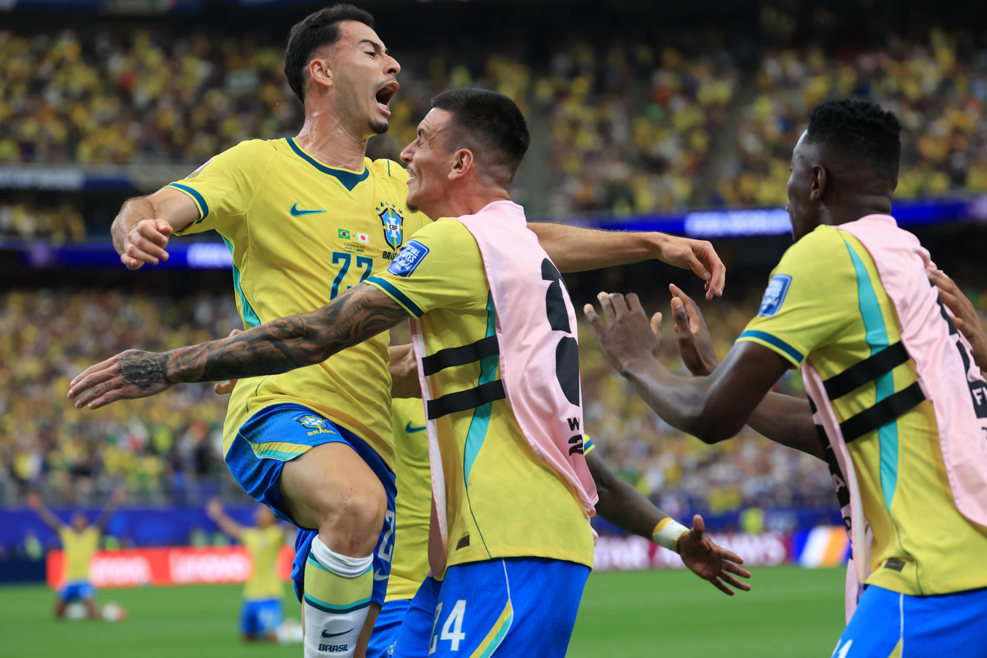 Cover image for Mundial 2026: Brasil remonta y vence a Japón con gol de Martinelli