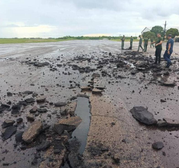 Rayo impacta el área de rodaje del aeropuerto de Ciudad Guayana
