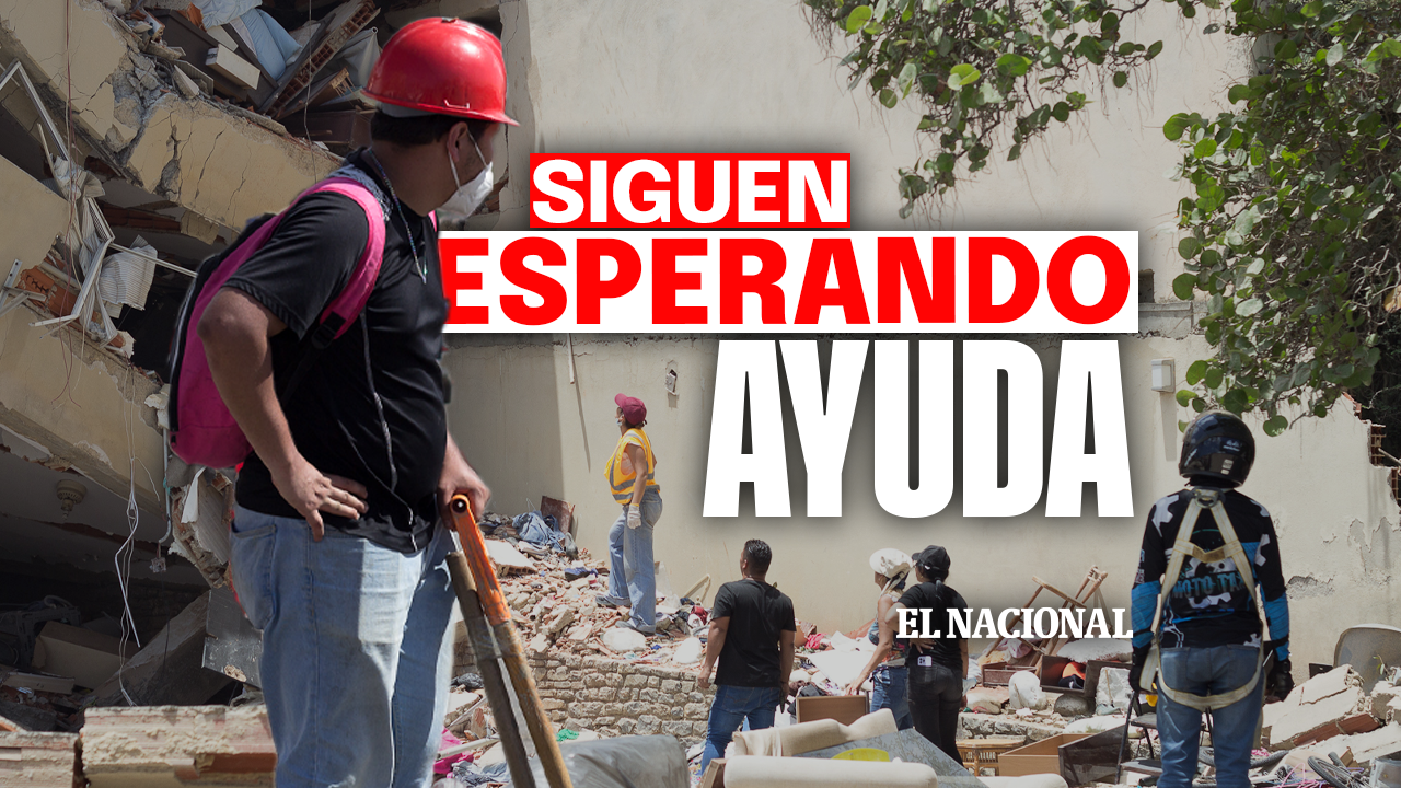 Familias denuncian abandono mientras buscan sobrevivientes entre los escombros en La Guaira