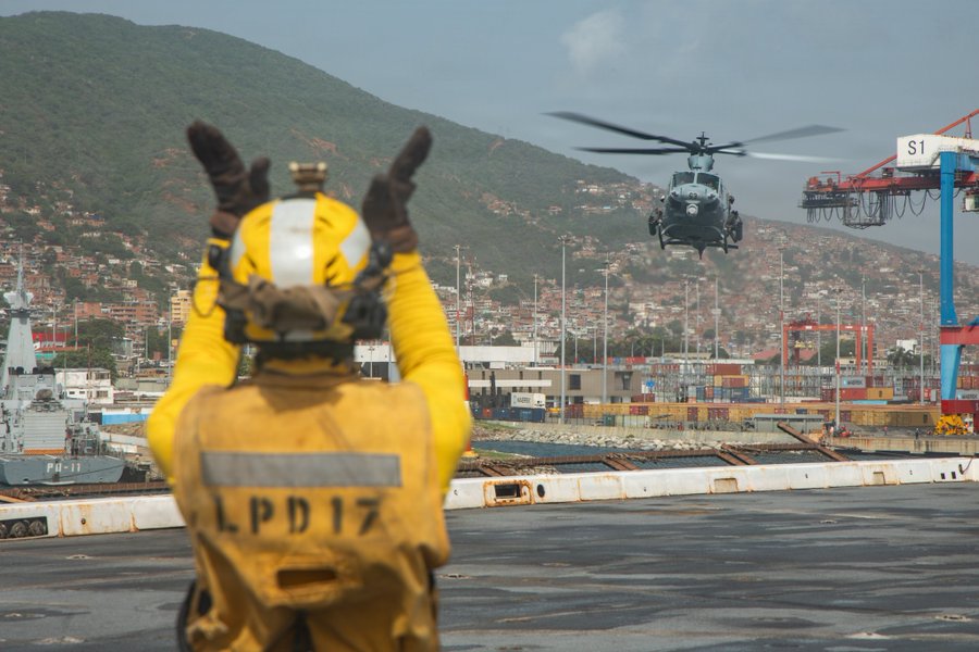 Comando Sur refuerza distribución de asistencia humanitaria en Venezuela con apoyo de marines estadounidenses