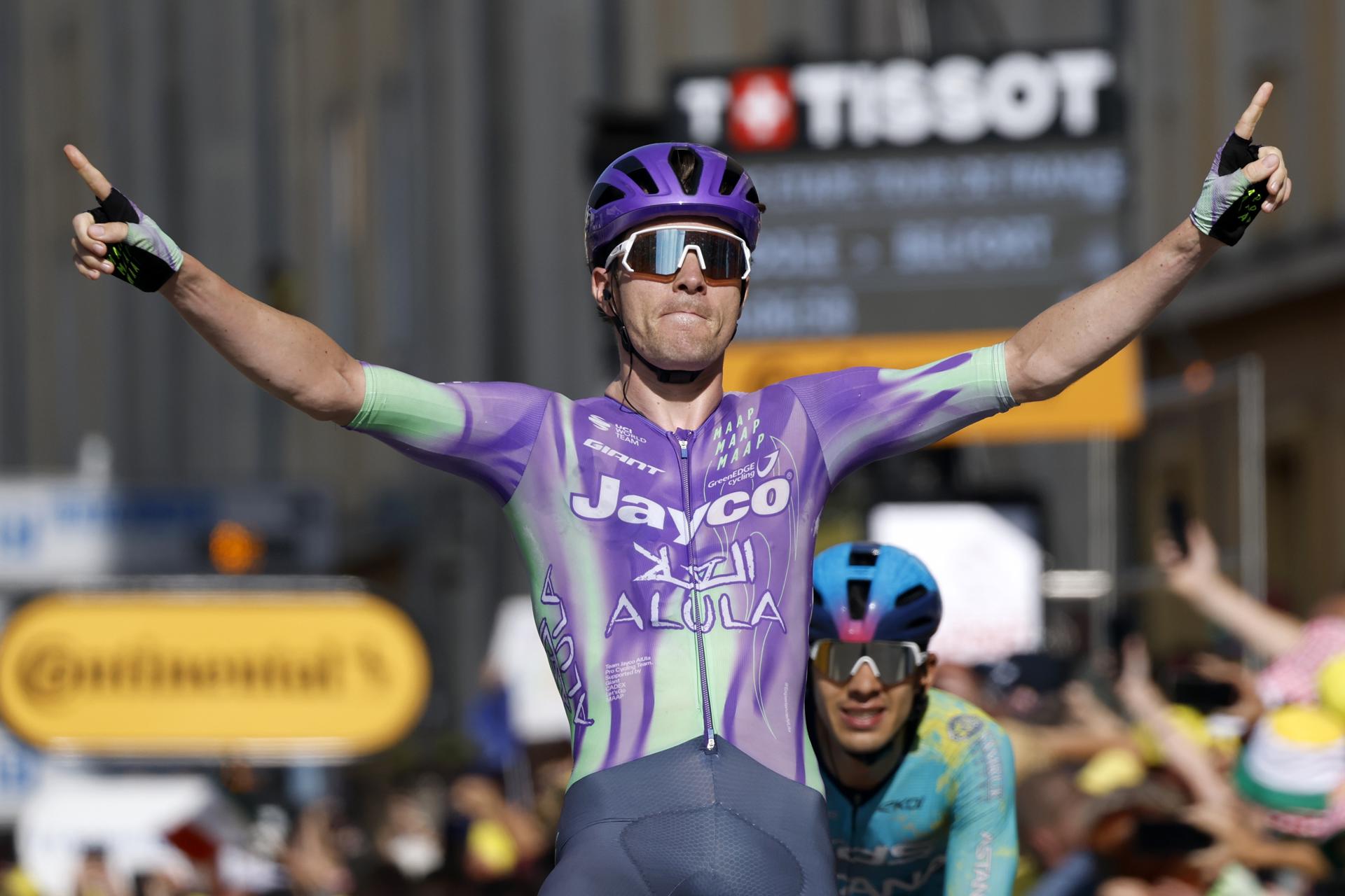 Schmid superó a Tejada para celebrar su primera victoria de etapa en el Tour de Francia