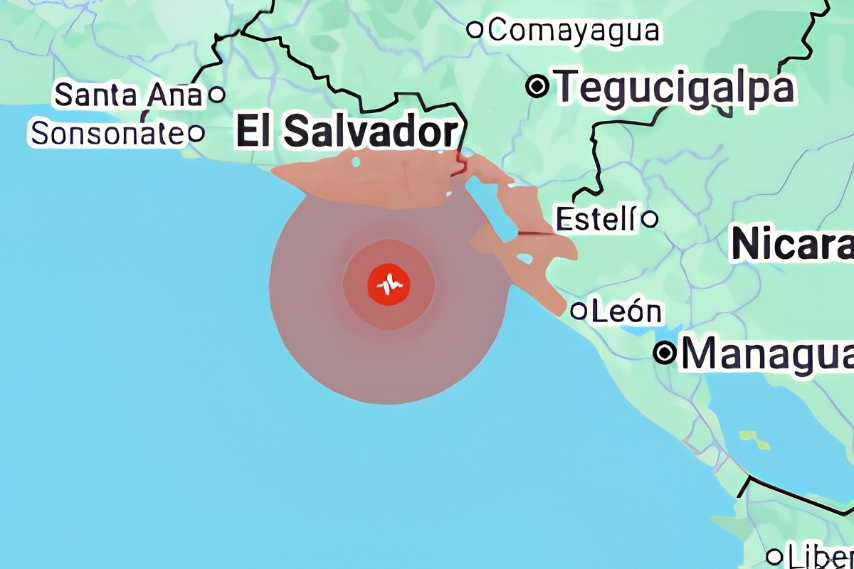 Sismo de 5,7 grados sacudió a El Salvador 