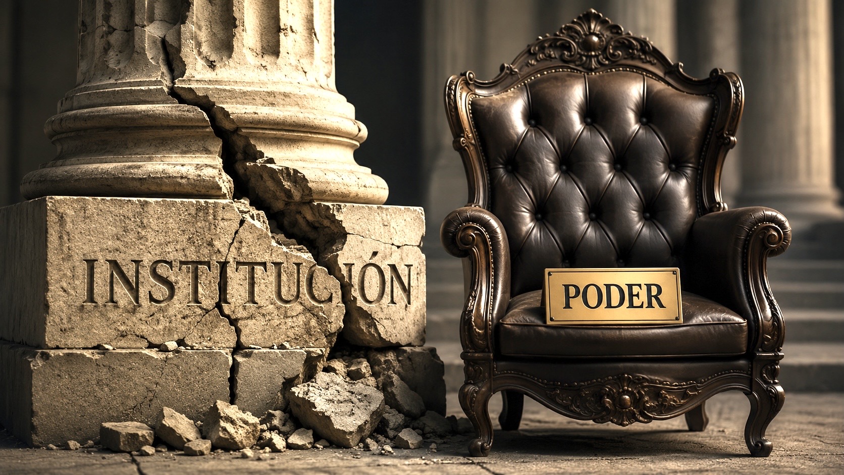 Cuando el poder sustituye a la institución