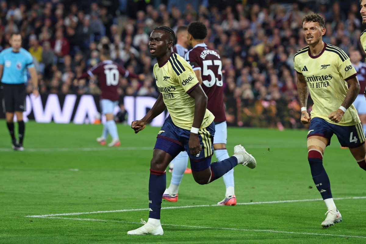 Photo: elnacional.com Aston Villa 0-1 Arsenal: Bukayo Saka Goal Secures Narrow Win in Premier League