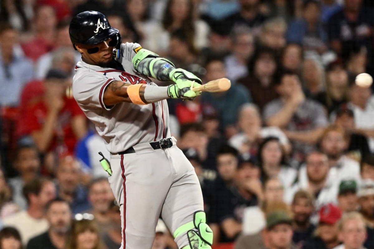 Ronald Acuña Jr. conecta su jonrón más largo del año y alcanza las 500 empujadas