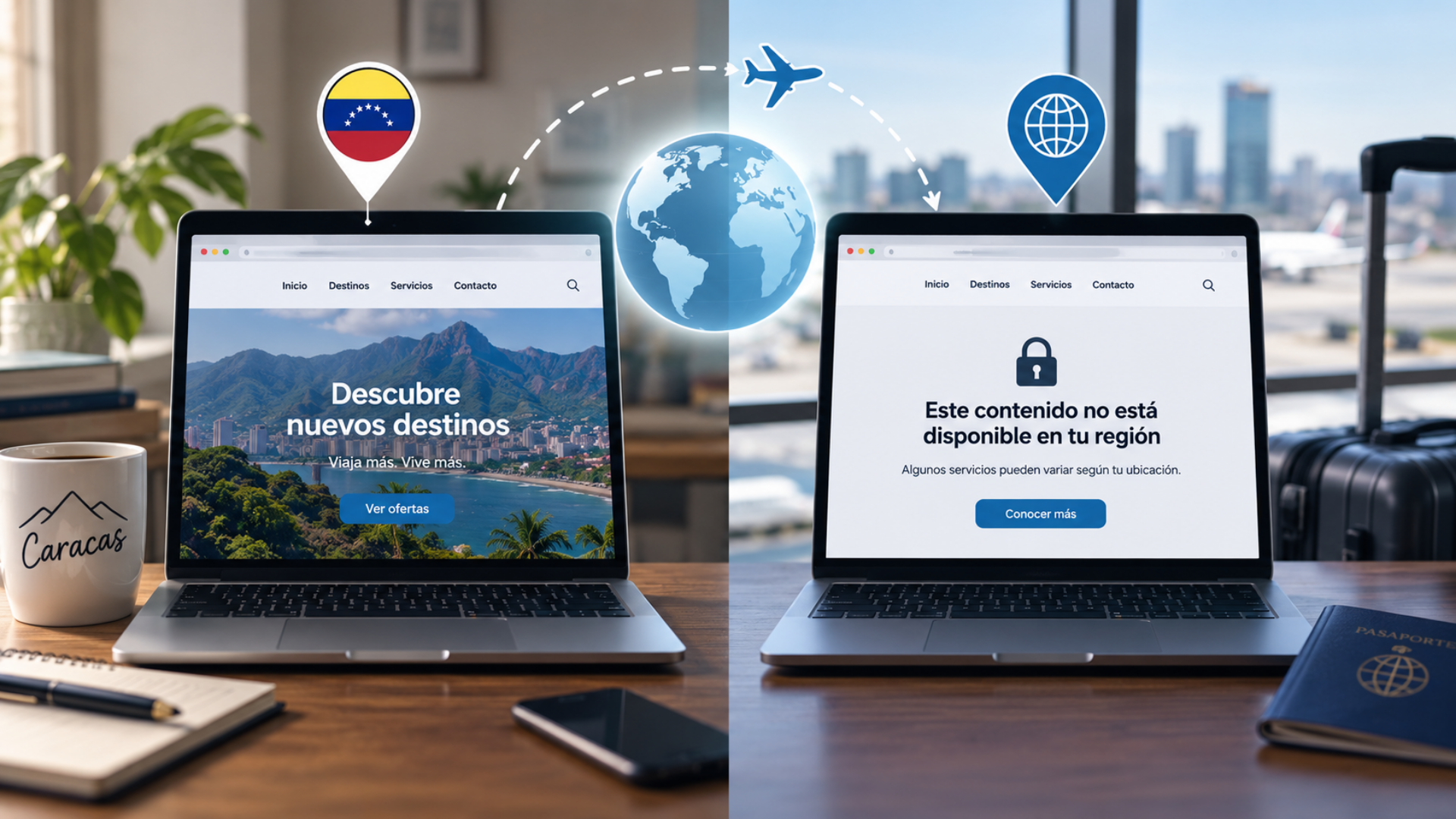 Cuando una página funciona diferente según dónde te conectas