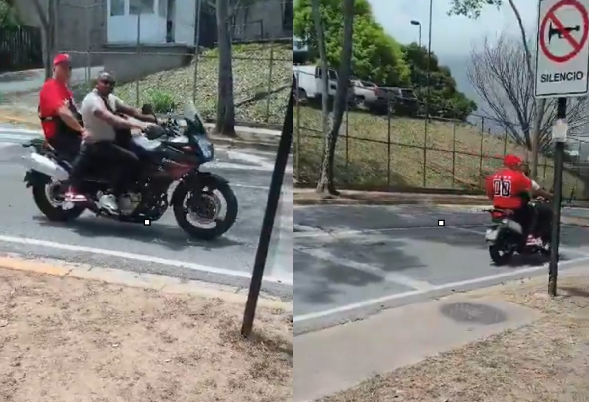 Denuncian hostigamiento de motorizados a familiares de presos políticos frente a embajada de EE UU en Caracas