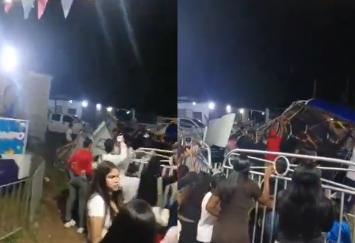 Falla mecánica de una atracción de sillas voladoras dejó al menos siete lesionados en Bolívar