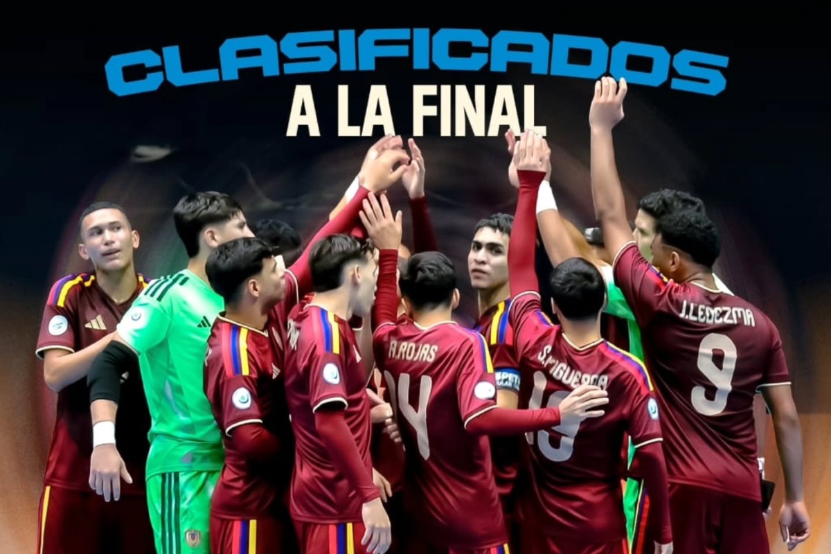 La selección de Venezuela de Futsal Sub-20 venció 3-2 a Chile y selló su pase a la final ante Brasil