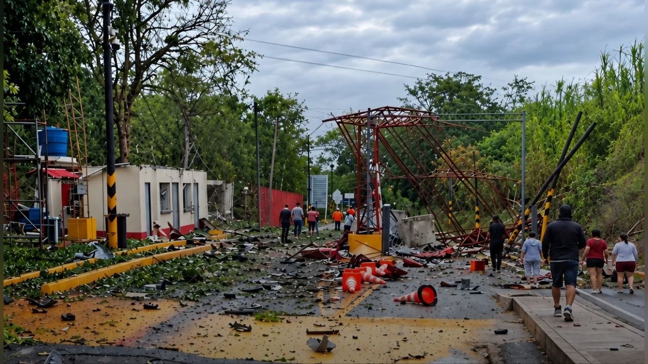 Car bomb injures three at Colombia toll booth