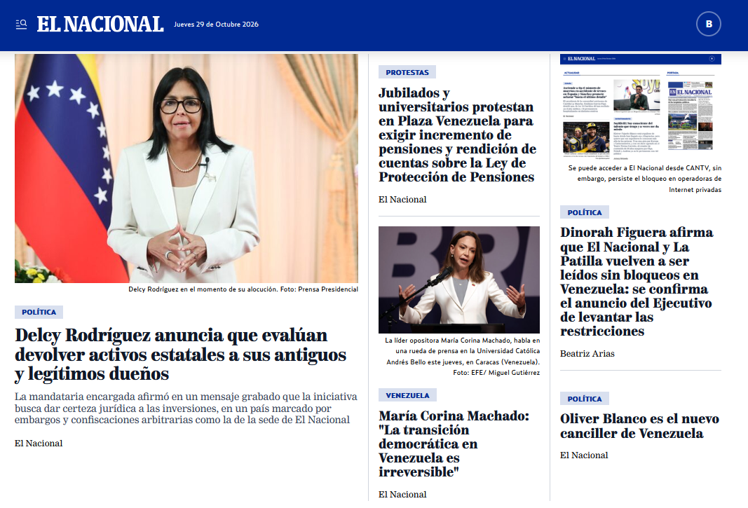 Venezuela: Government ends administrative restrictions on news outlets
